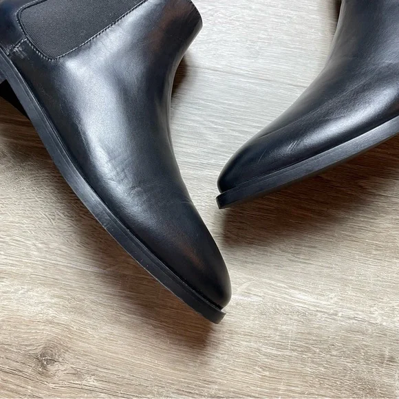 Everlane The New Modern Chelsea Boot Black Leather Pull On Bootie Size 9 - Picture 6 of 15